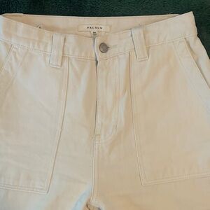 Pacsun Womens winter white (cream) cargo pants